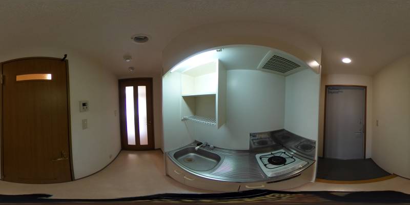 パノラマ画像キッチン