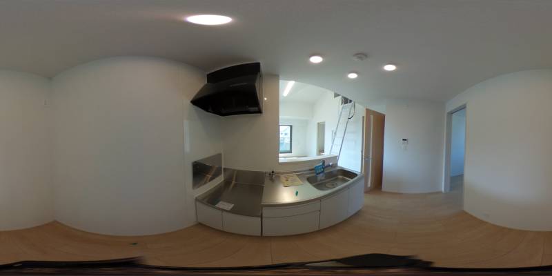 パノラマ画像キッチン