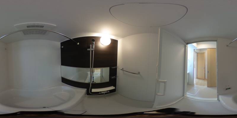 パノラマ画像バスルーム