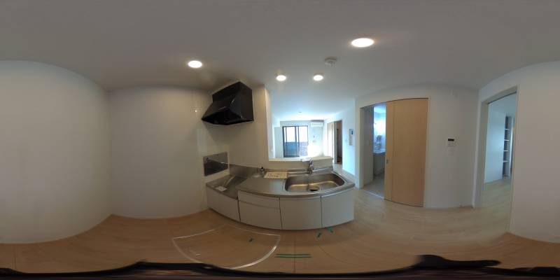 パノラマ画像キッチン