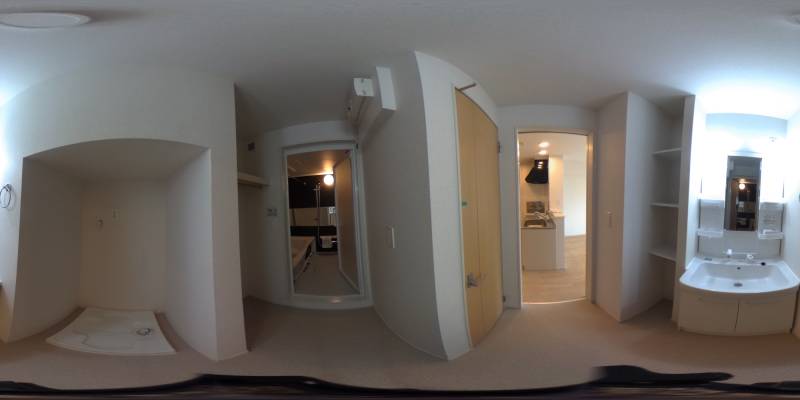 パノラマ画像洗面所