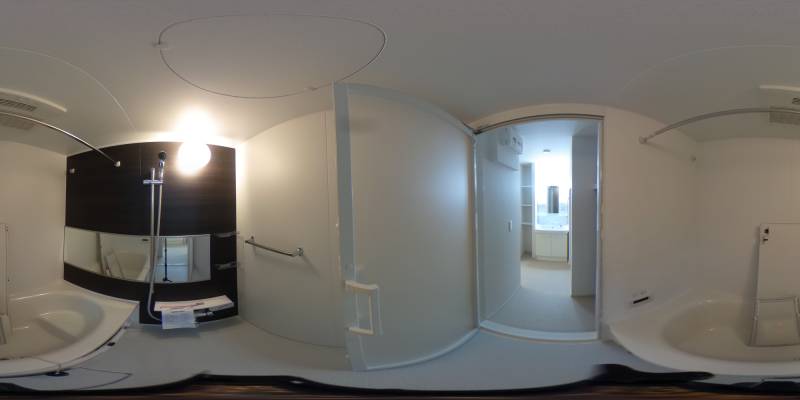 パノラマ画像バスルーム