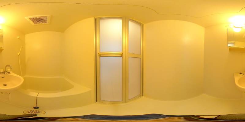 パノラマ画像バスルーム