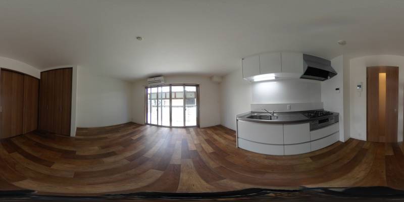 パノラマ画像キッチン