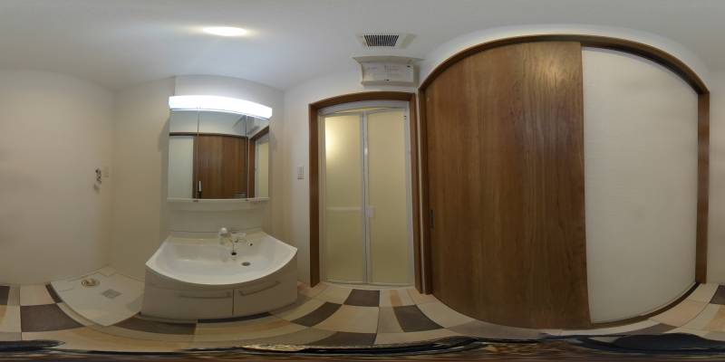 パノラマ画像洗面所