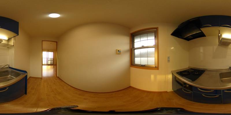 パノラマ画像キッチン