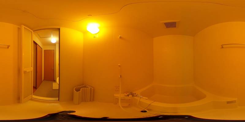 パノラマ画像バスルーム