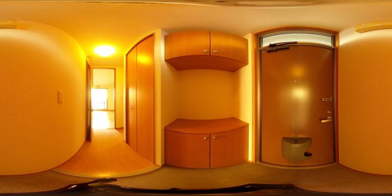 パノラマ画像玄関