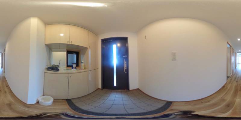 パノラマ画像玄関