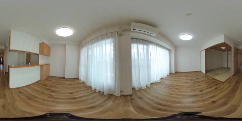 パノラマ画像リビング