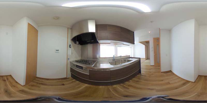 パノラマ画像キッチン