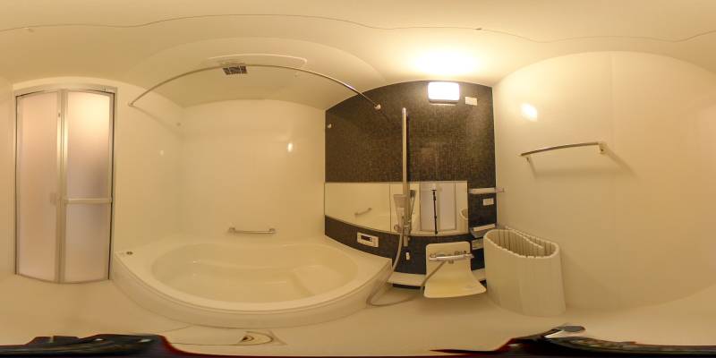 パノラマ画像バスルーム