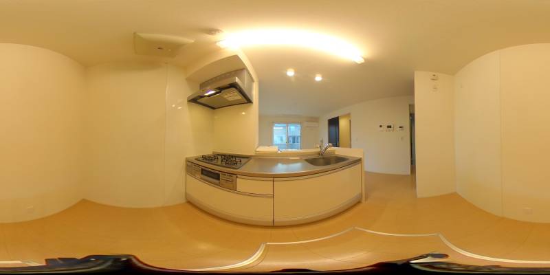 パノラマ画像キッチン