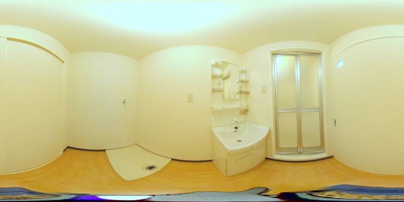 パノラマ画像洗面所