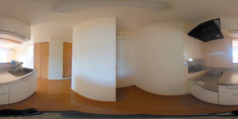 パノラマ画像キッチン