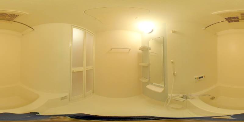 パノラマ画像バスルーム