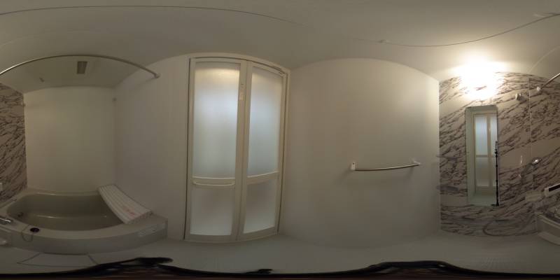 パノラマ画像バスルーム