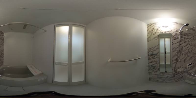 パノラマ画像バスルーム