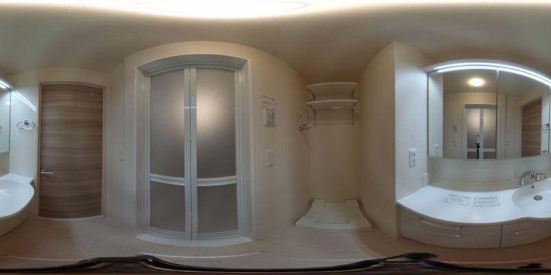 パノラマ画像洗面所