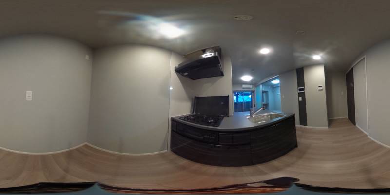 パノラマ画像キッチン