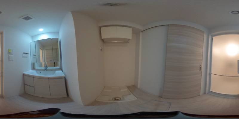 パノラマ画像洗面所