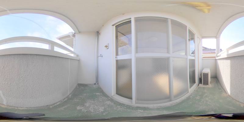 パノラマ画像バルコニー