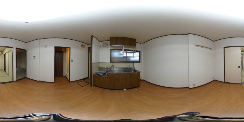 パノラマ画像キッチン