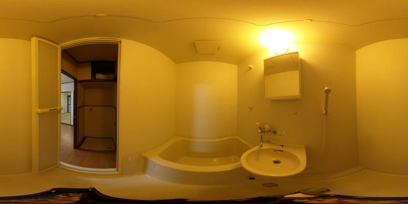 パノラマ画像バスルーム