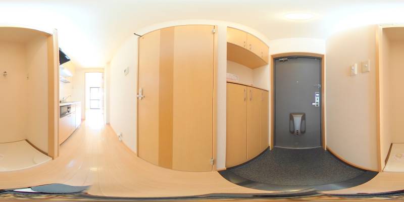 パノラマ画像玄関