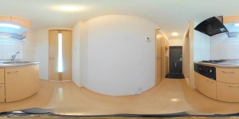 パノラマ画像キッチン
