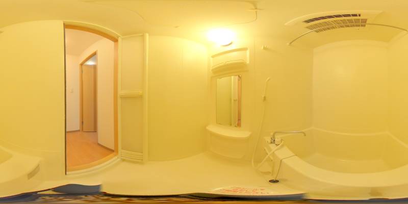 パノラマ画像バスルーム