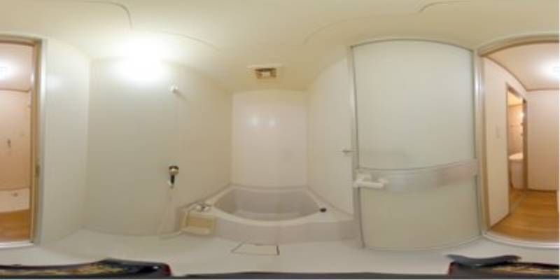 パノラマ画像バスルーム