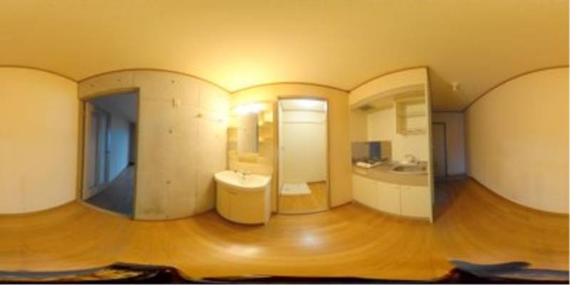 パノラマ画像洗面所
