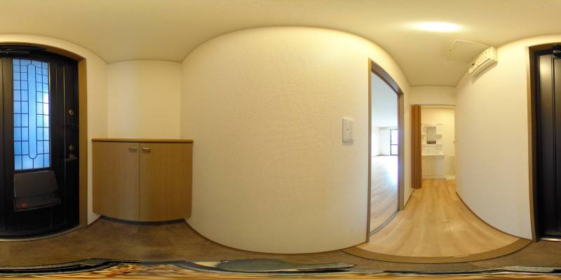 パノラマ画像玄関