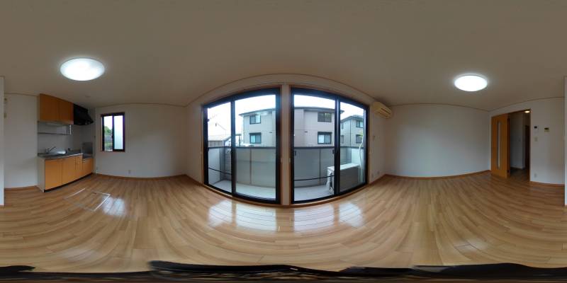 パノラマ画像リビング