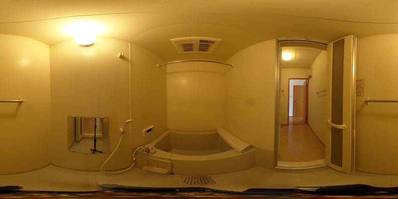 パノラマ画像バスルーム