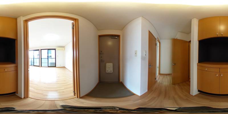 パノラマ画像玄関