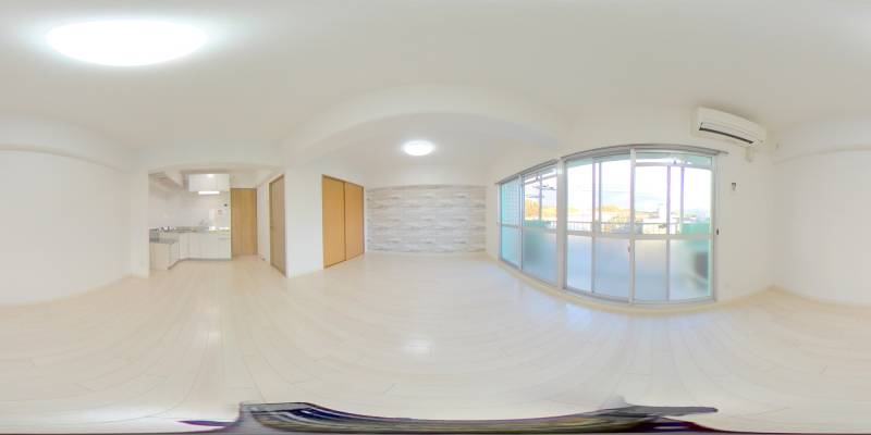 パノラマ画像リビング