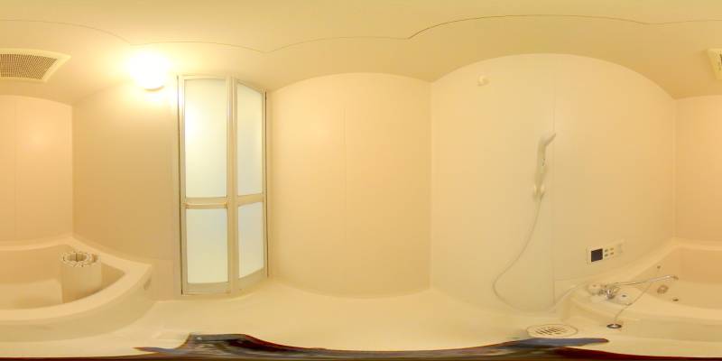 パノラマ画像バスルーム