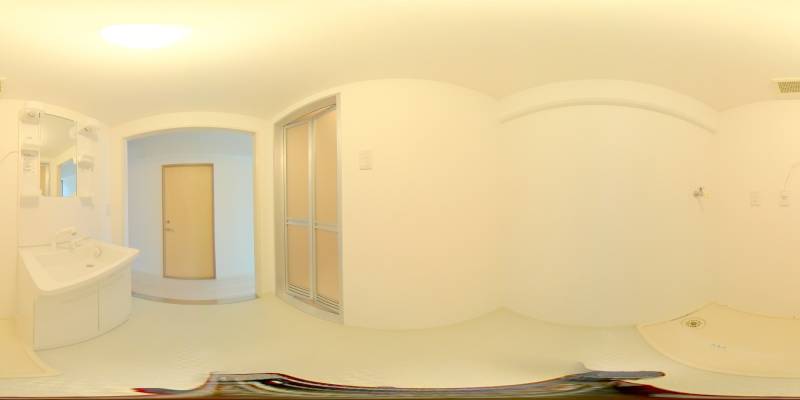 パノラマ画像洗面所