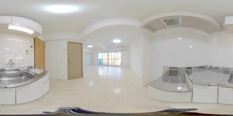 パノラマ画像キッチン