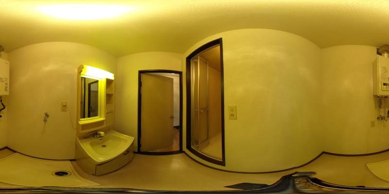 パノラマ画像洗面所