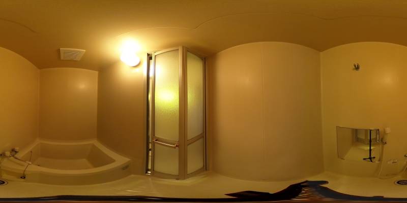 パノラマ画像バスルーム