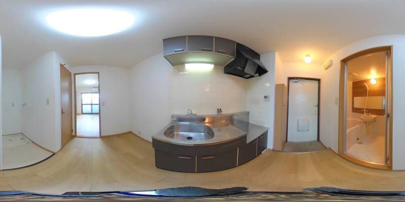 パノラマ画像キッチン