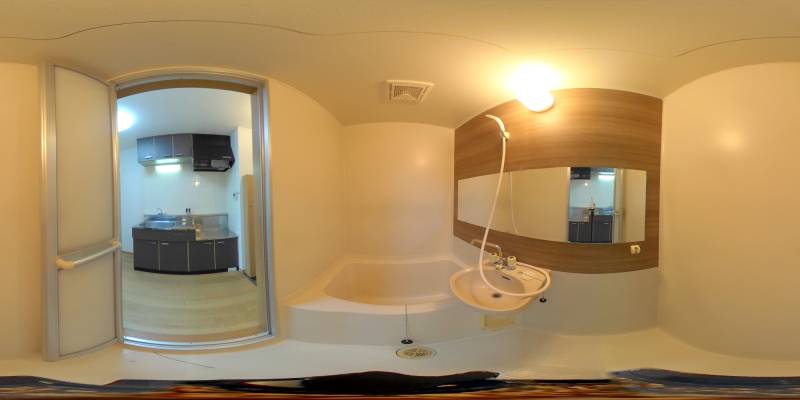 パノラマ画像バスルーム