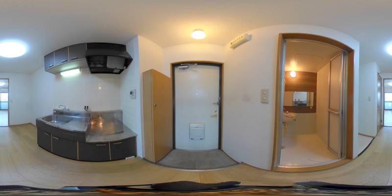 パノラマ画像玄関