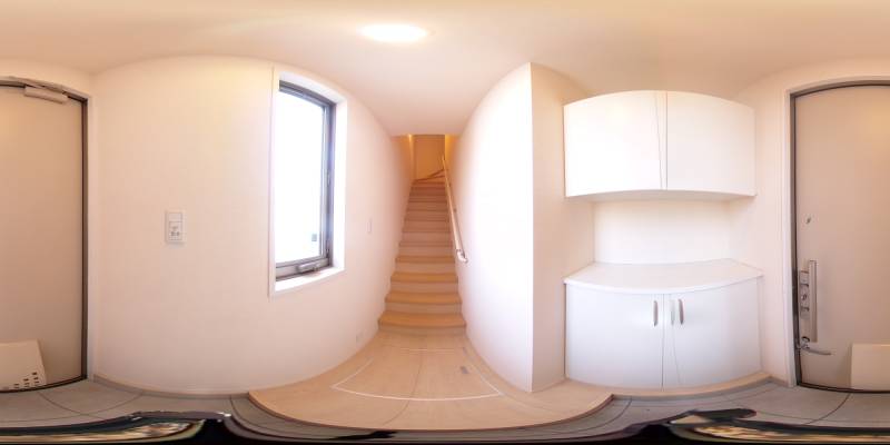 パノラマ画像玄関