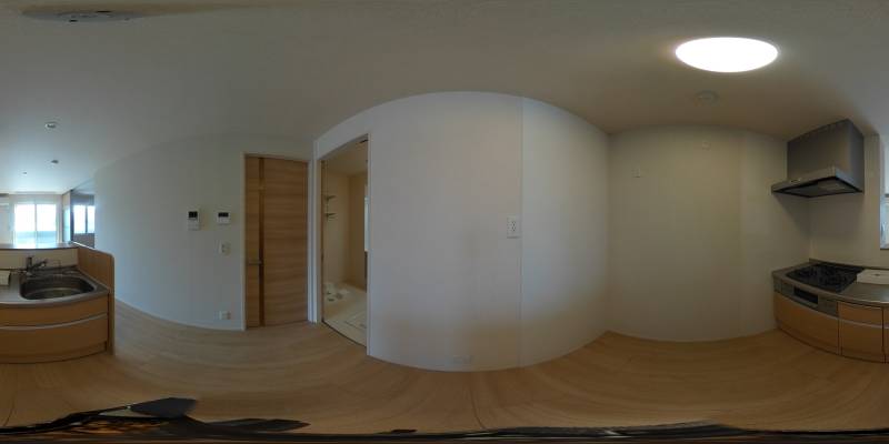 パノラマ画像キッチン