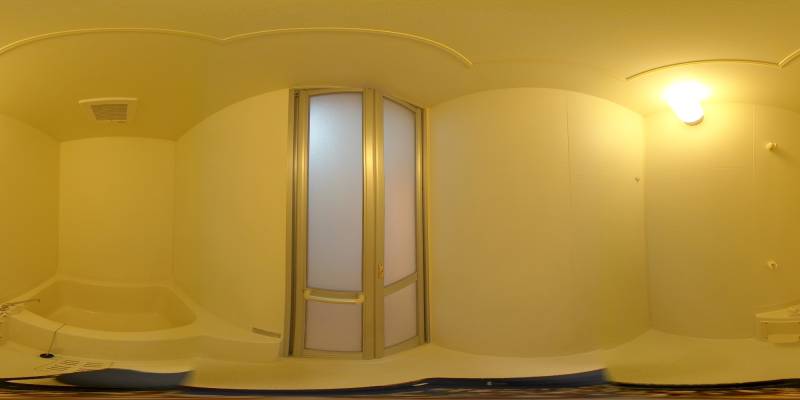 パノラマ画像バスルーム