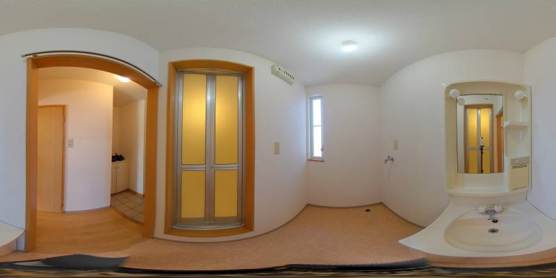 パノラマ画像洗面所